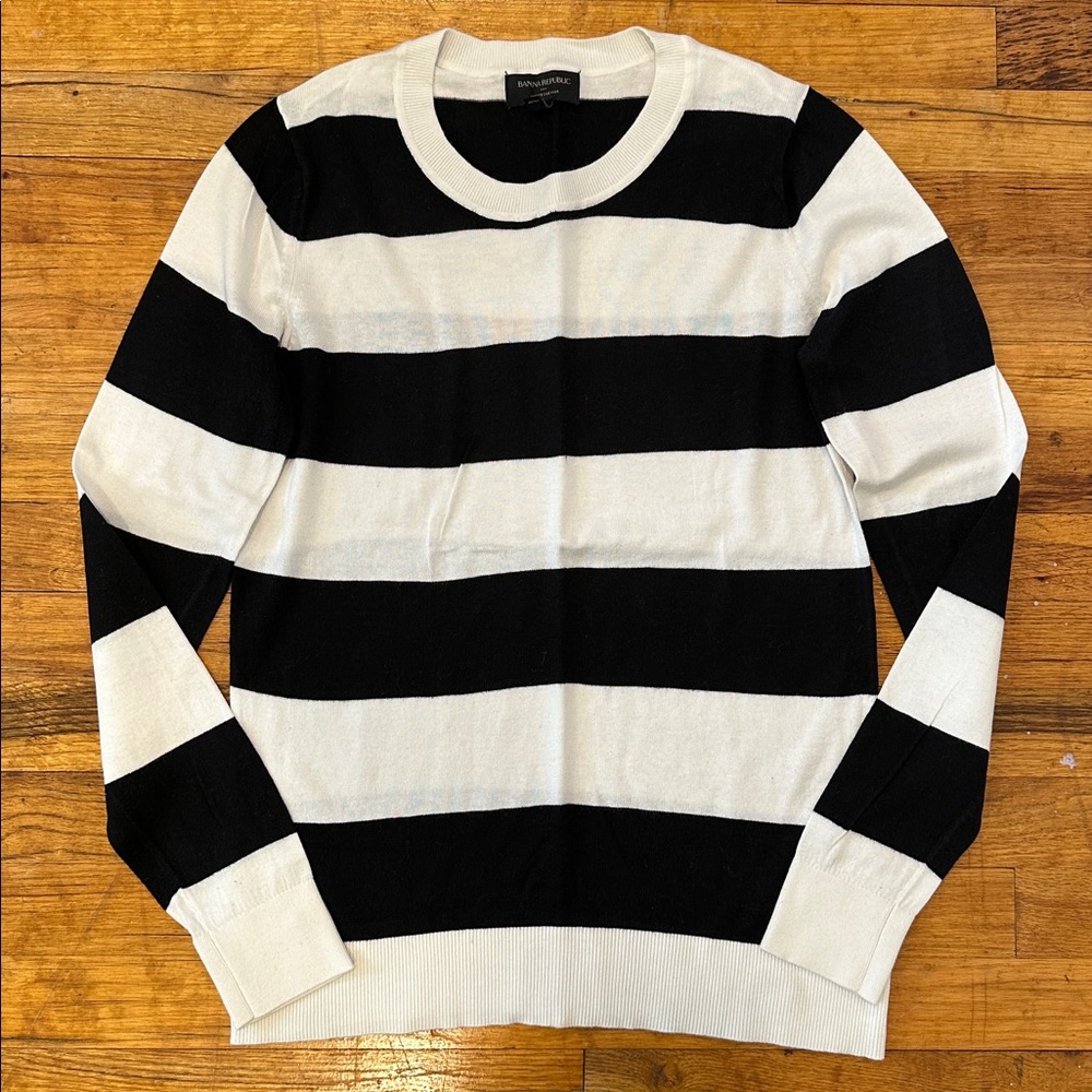 Banana Republic Rugby Stripe Sweater - Medium